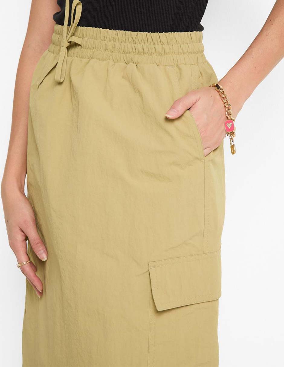 Falda crop cintura alta 4
