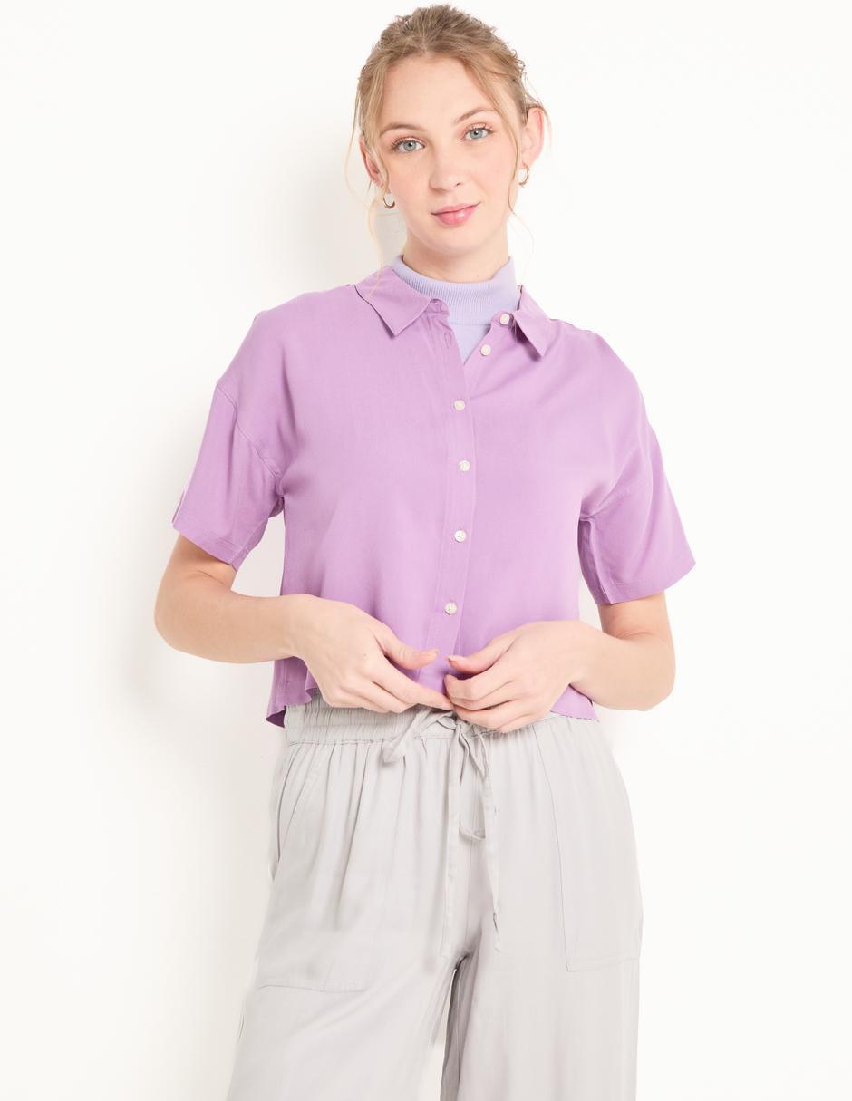 Blusa manga corta para mujer 1