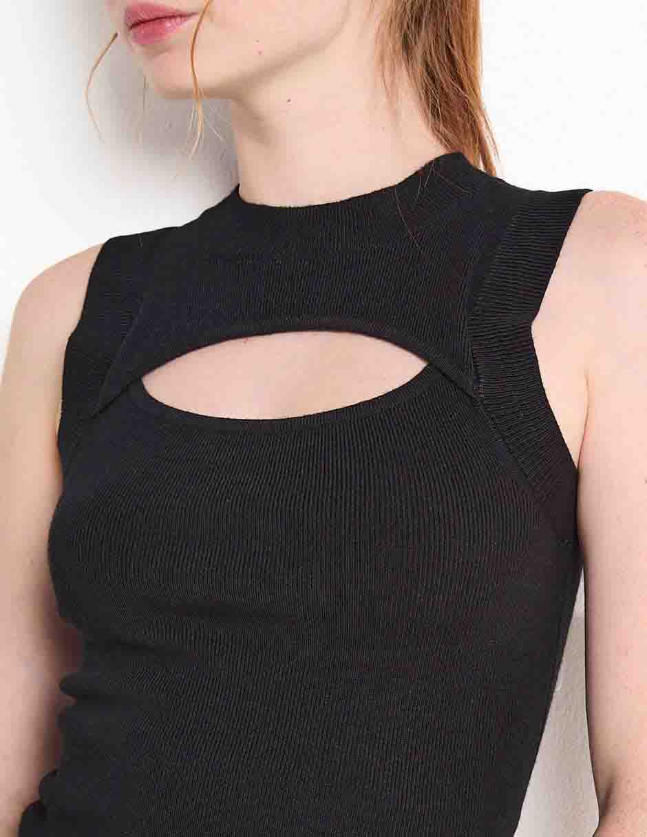 BLUSA NSM25321-08 NON STOP L, G, NEGRO