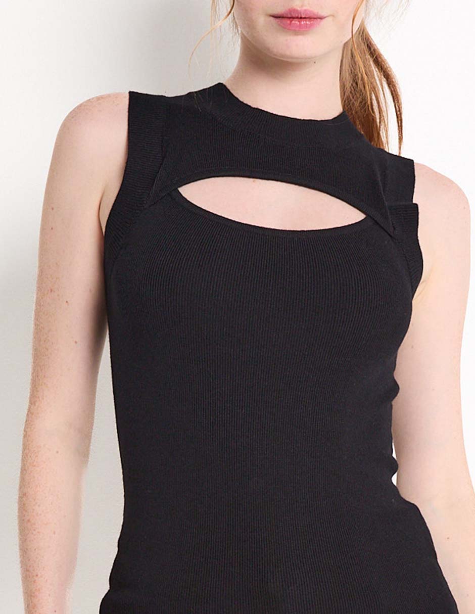 BLUSA NSM25321-08 NON STOP L, G, NEGRO