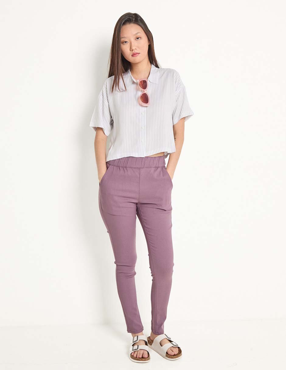 PANTALON JOGGER NON STOP, M, MERLOT LIS