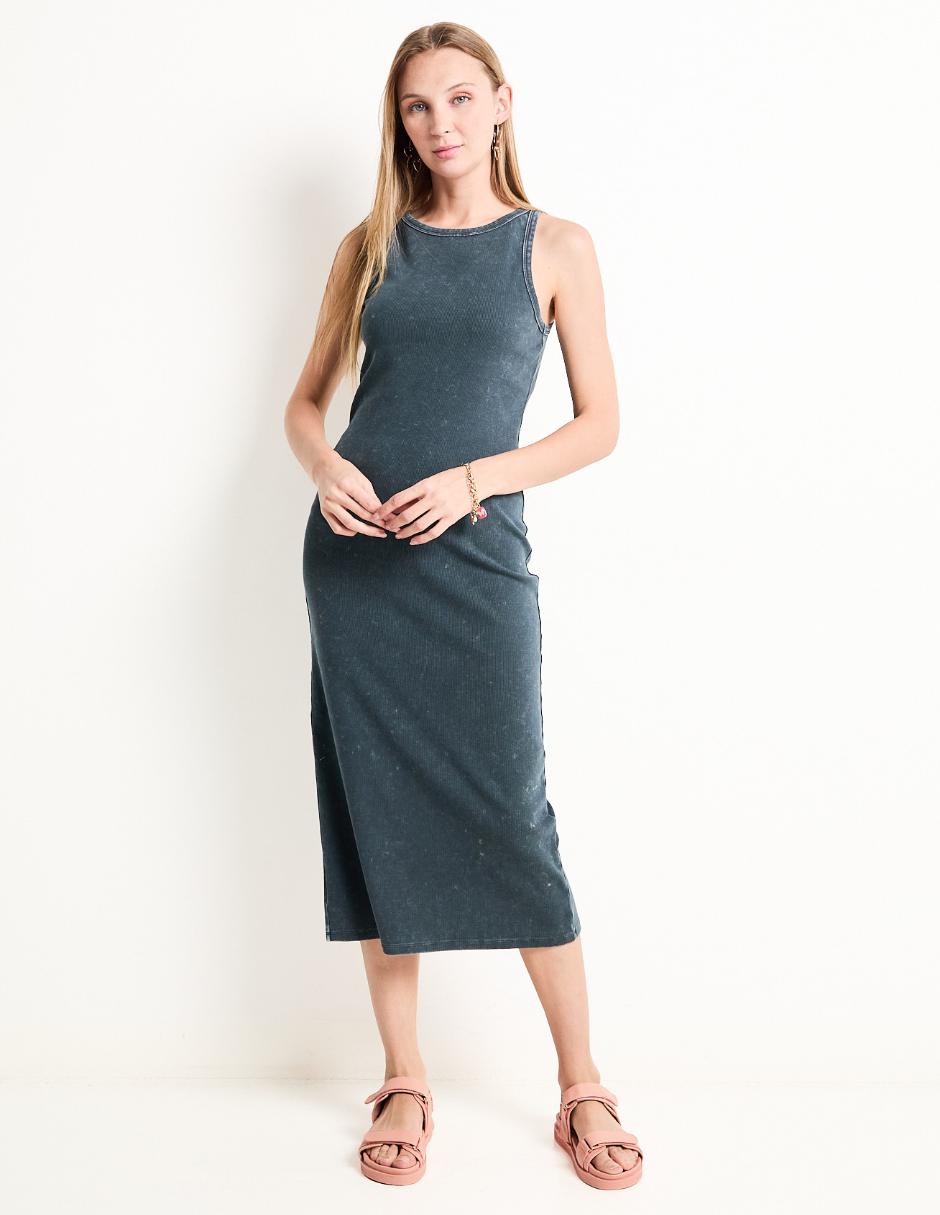 Vestido midi casual para mujer