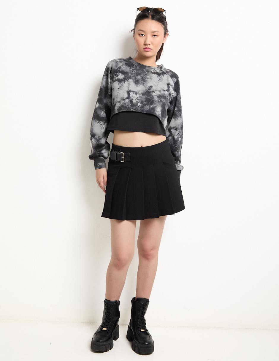 SUDADERA NSM25141-08 NON ST, CH, NEGRO