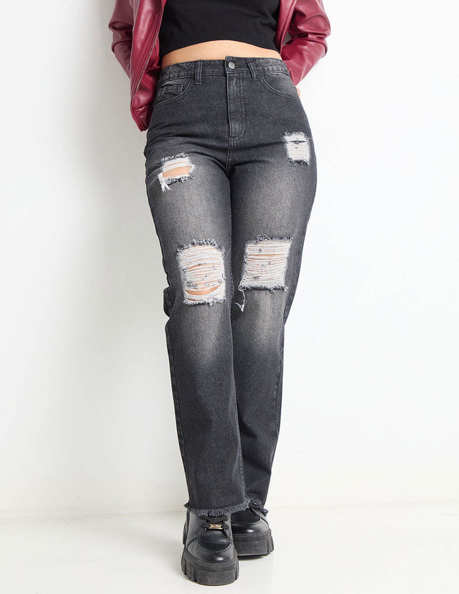 Jeans straight para mujer