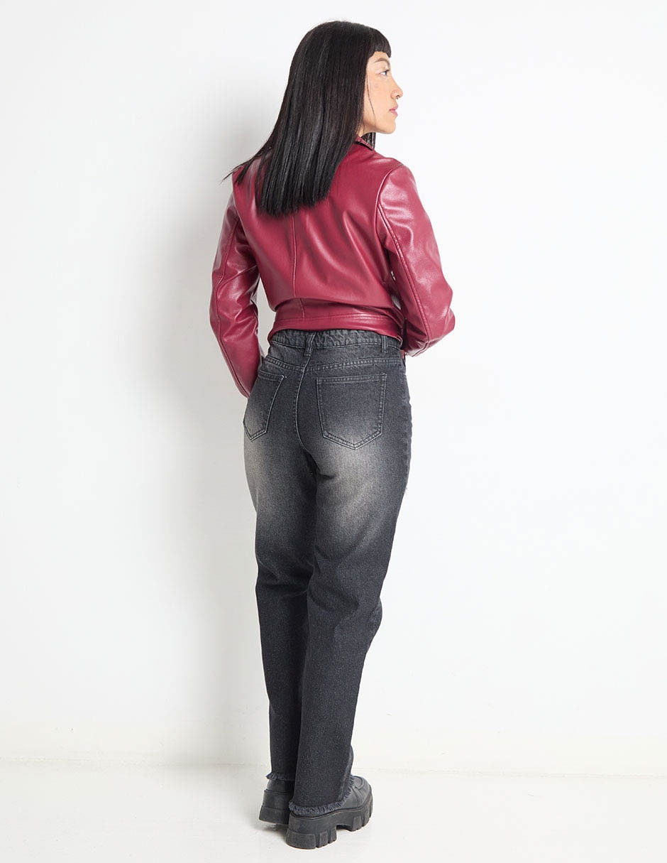 Jeans straight para mujer 2