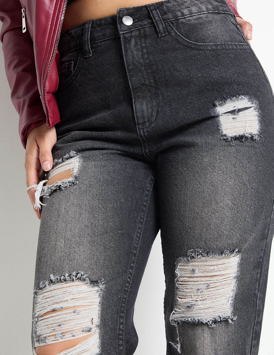 Jeans straight para mujer 4