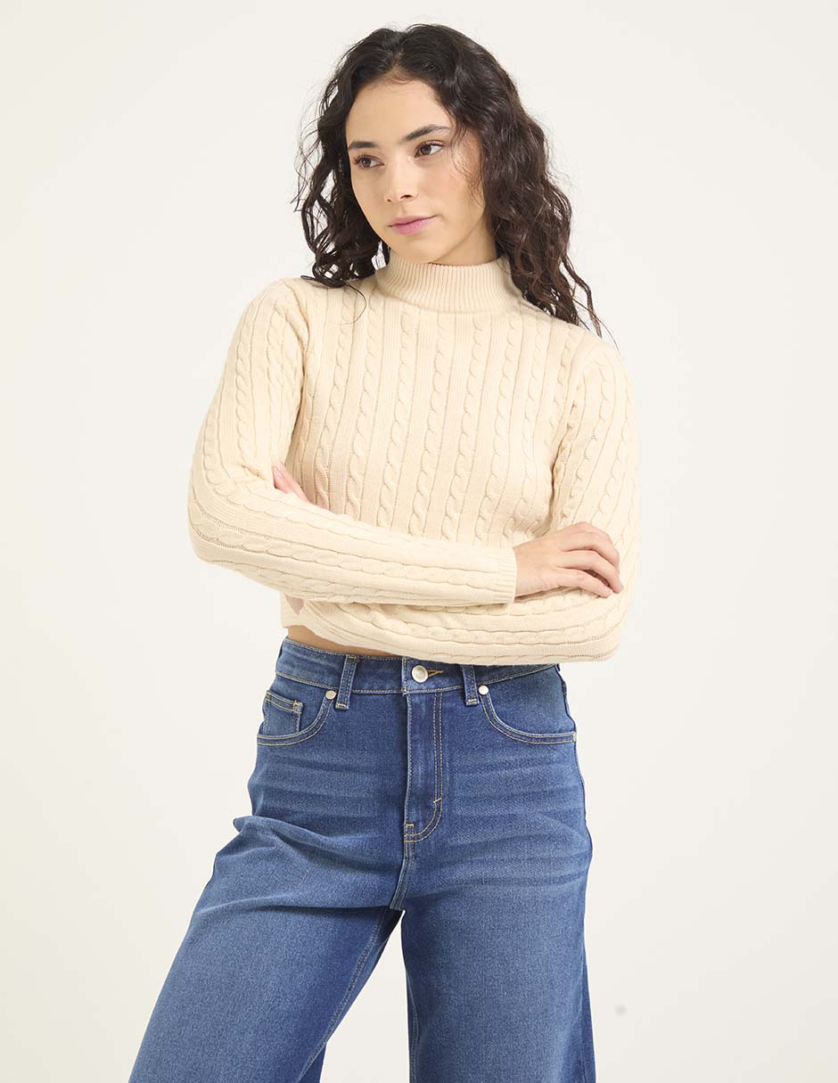 Suéter cuello tortuga para mujer Suéter cuello tortuga para mujer