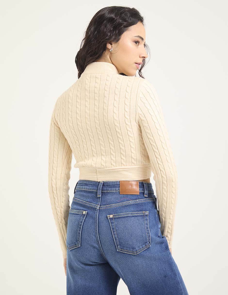 Suéter cuello tortuga para mujer 2