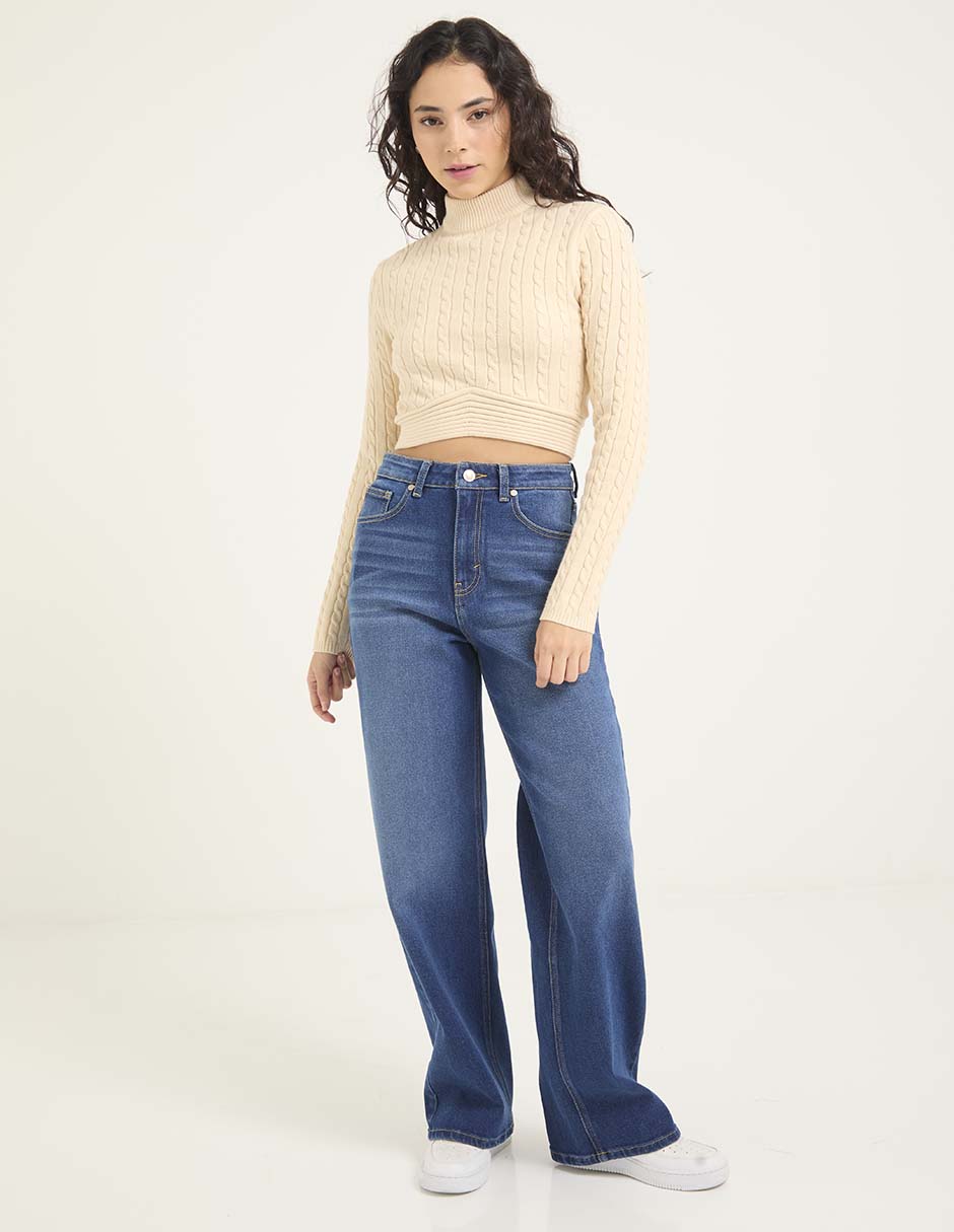 Suéter cuello tortuga para mujer 3