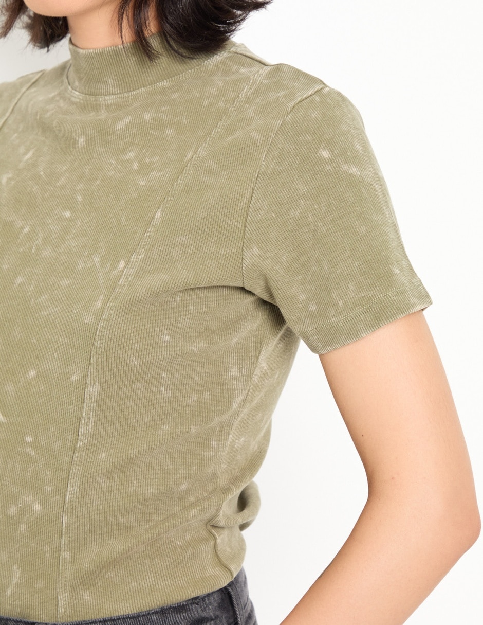 Blusa manga corta para mujer 4