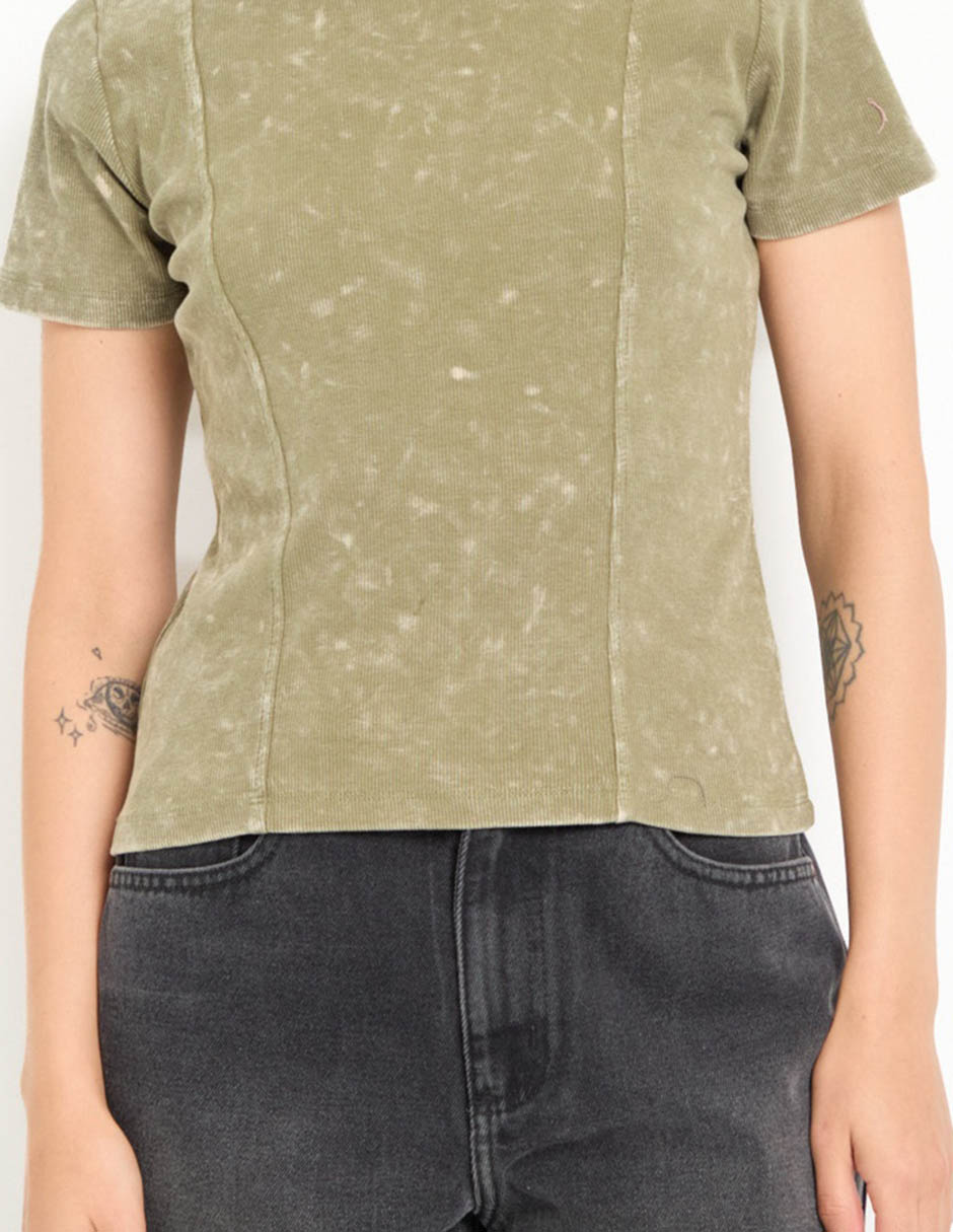 Blusa manga corta para mujer 5