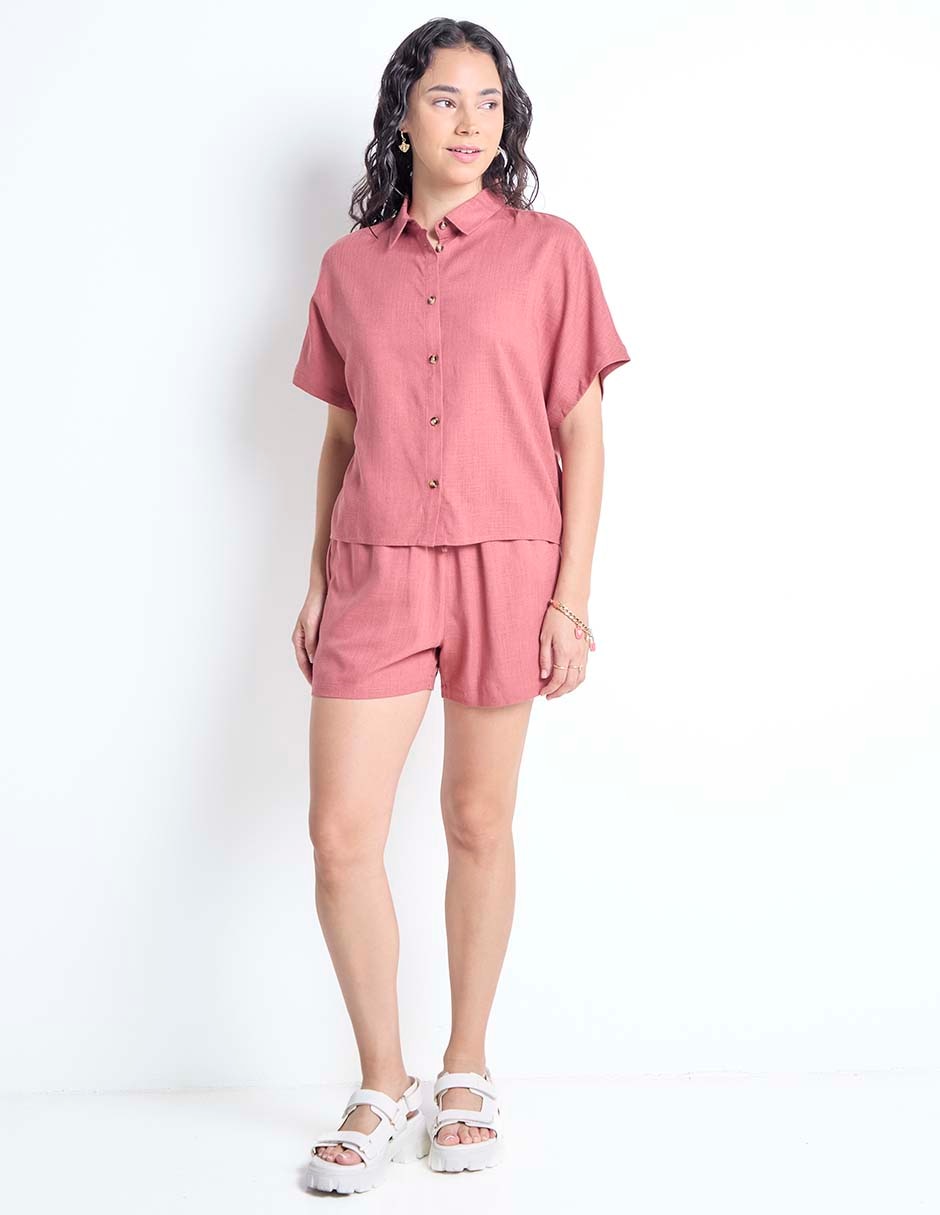 Blusa manga corta para mujer 3
