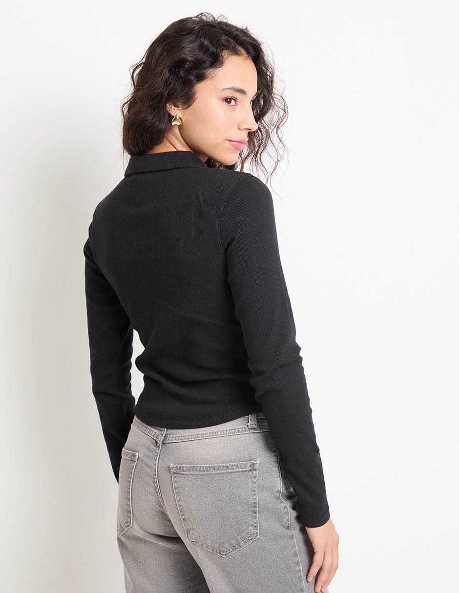 Blusa manga larga para mujer 2