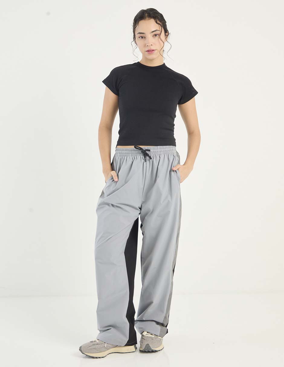 Pants straight con jareta para mujer 3