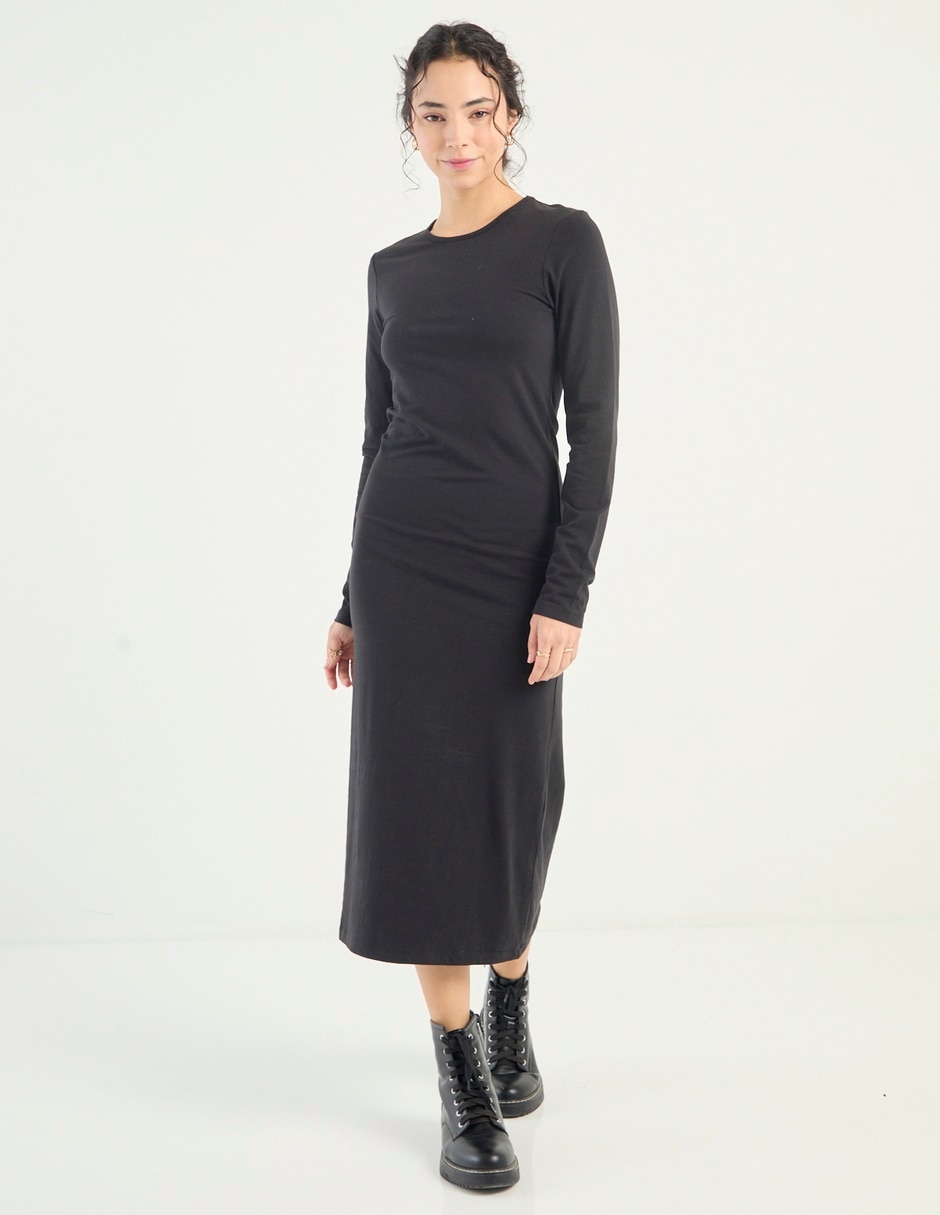Vestido midi casual para mujer Vestido midi casual para mujer