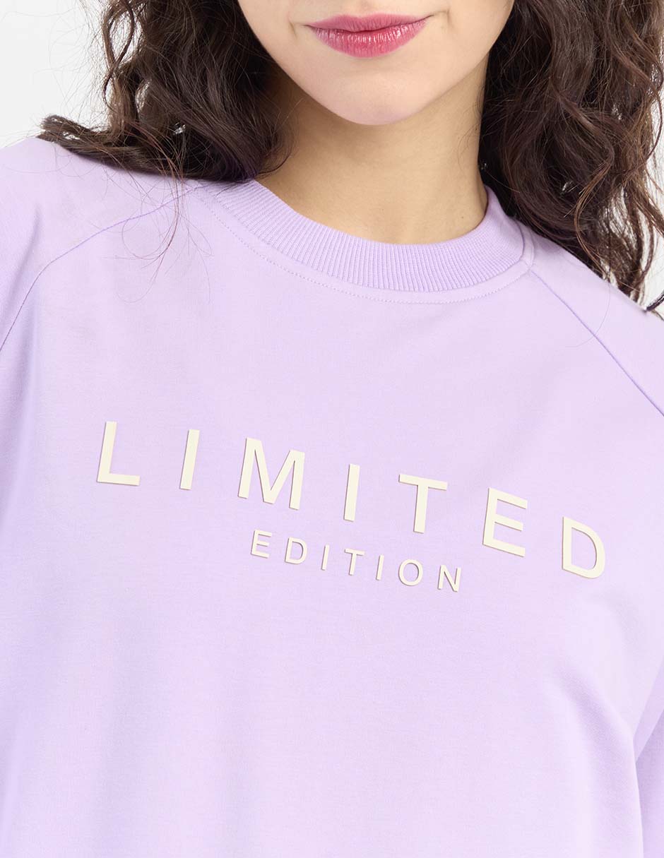 SUDADERA NSM25171-12 N, CH, LILA MEDIO