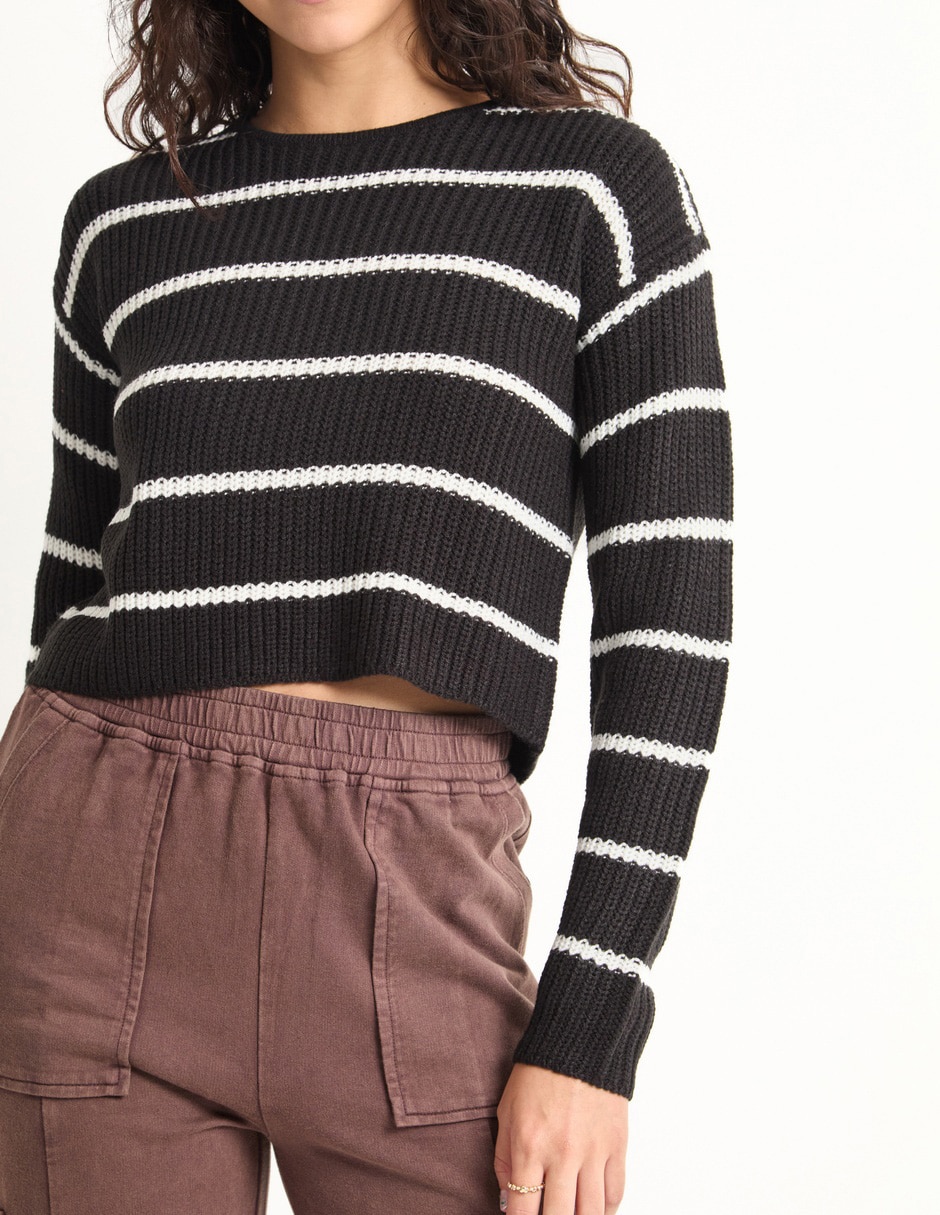 Suéter cuello redondo para mujer 4