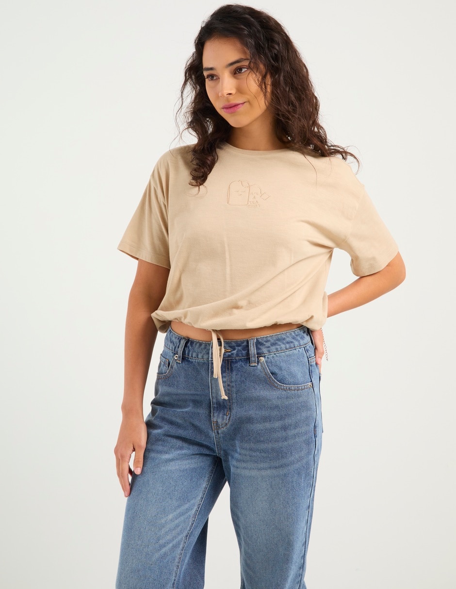 PLAYERA NSM25126-10 NO, G, KHAKI CLARO