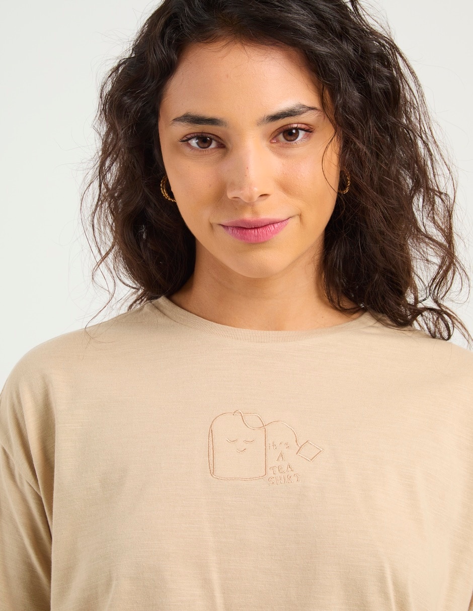PLAYERA NSM25126-10 NO, G, KHAKI CLARO