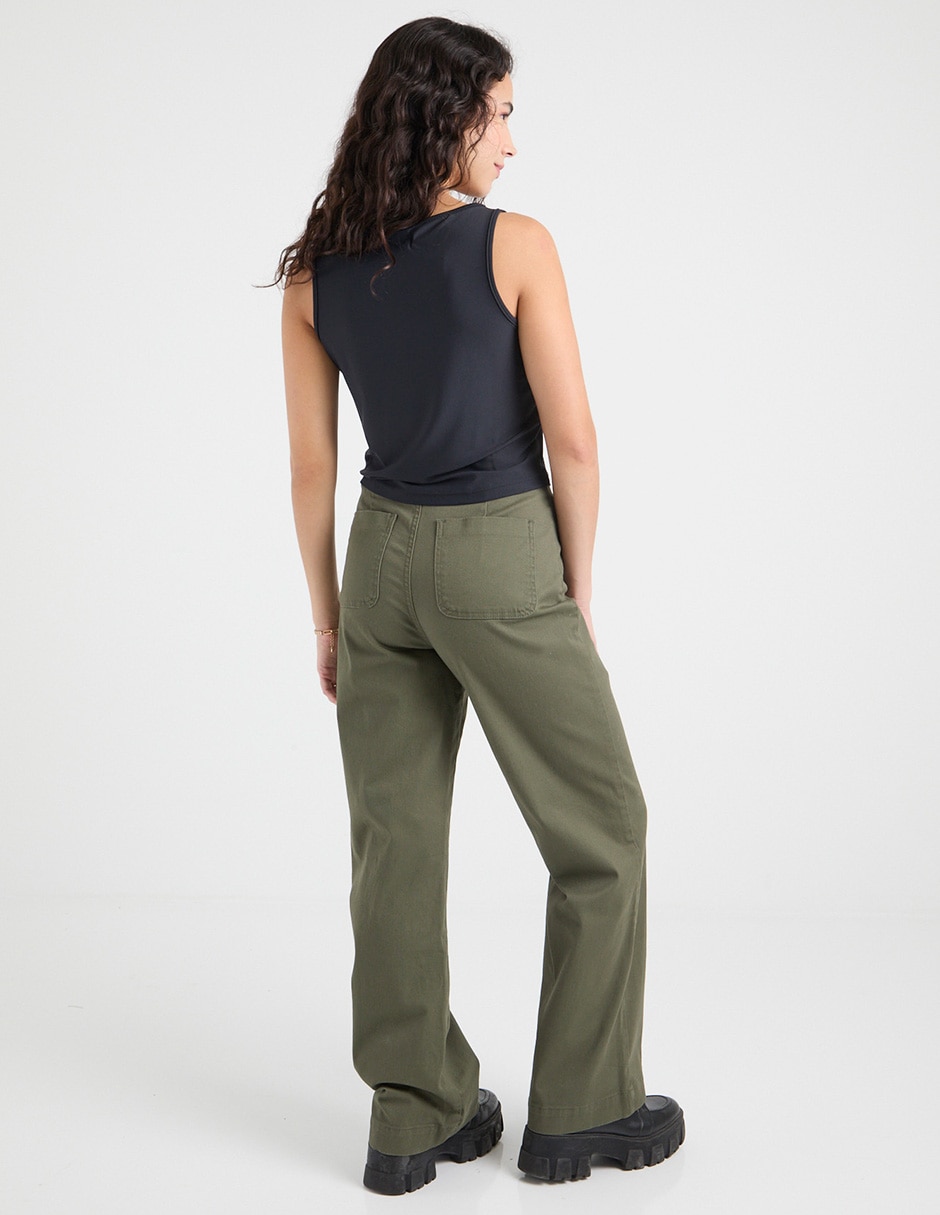 Pantalón carpenter straight para mujer 2