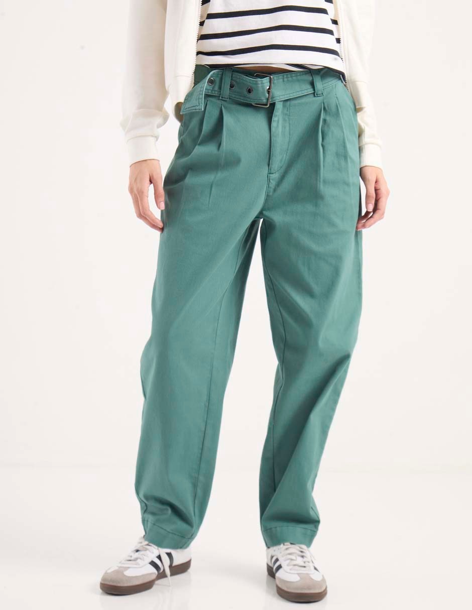 Pantalón relaxed barrel para mujer