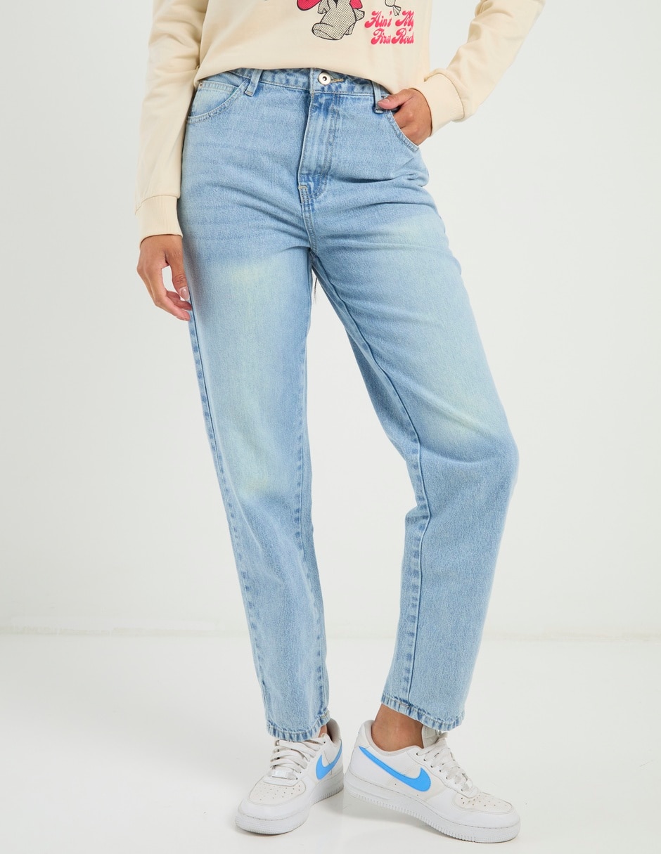 Jeans slim corte cintura alta para mujer Jeans slim corte cintura alta para mujer