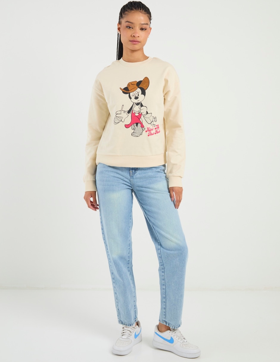 Jeans slim corte cintura alta para mujer 3