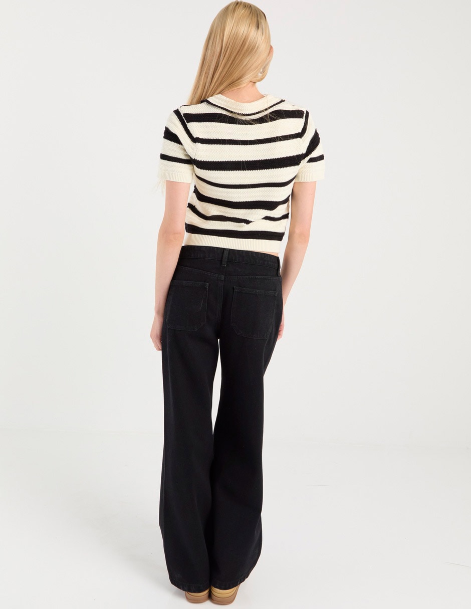 Jeans relaxed amplio para mujer 2
