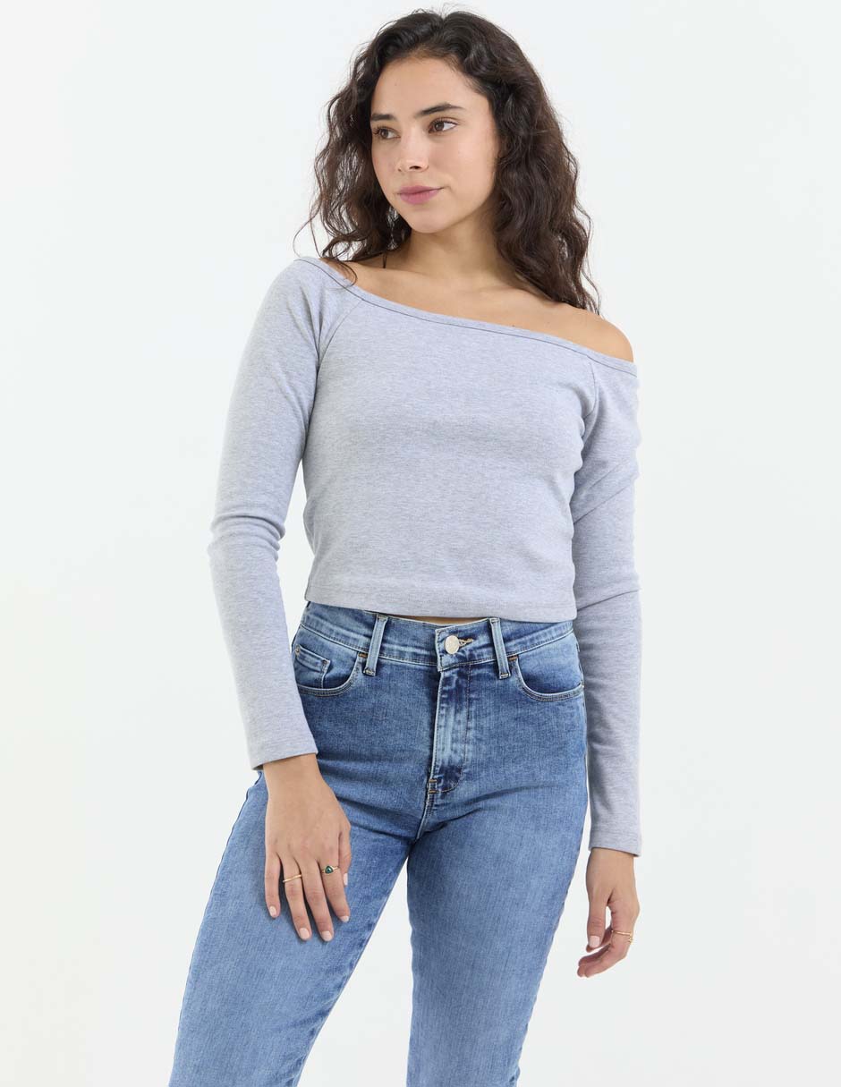 Playera manga larga
