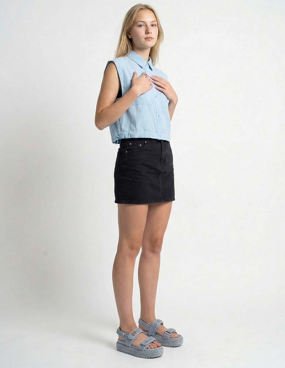 Blusa sin manga para mujer 3