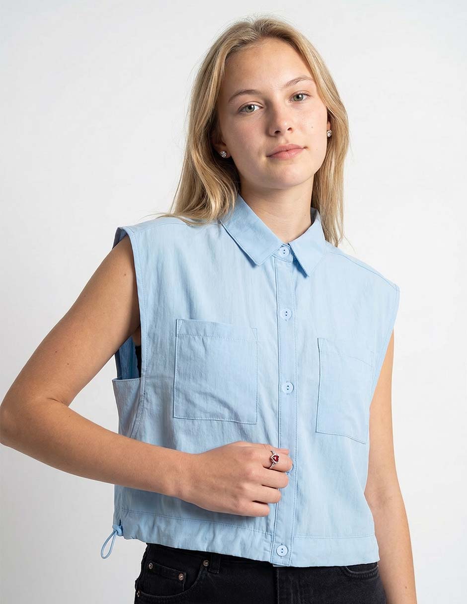 Blusa sin manga para mujer 4