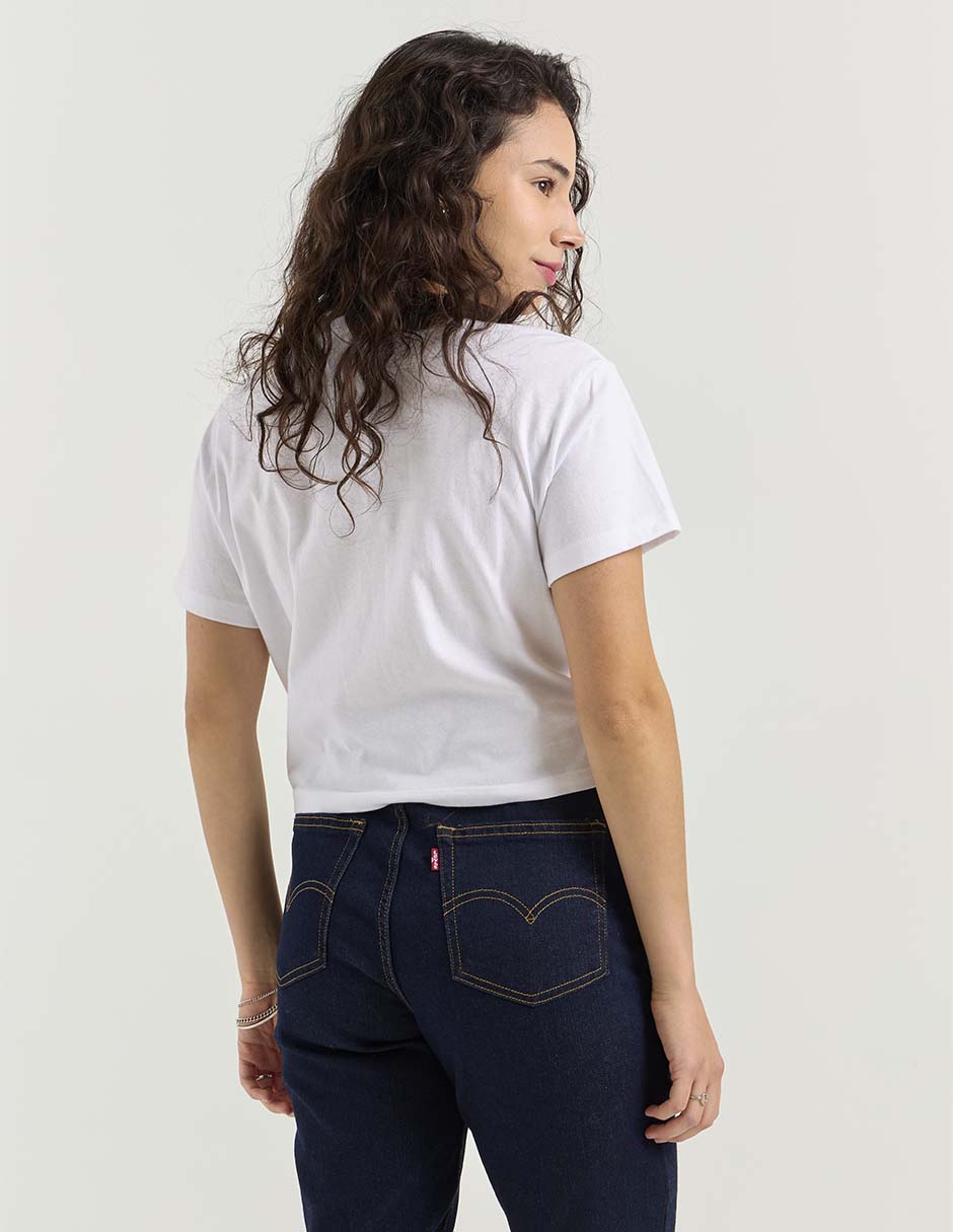 Playera manga corta cuello redondo para mujer 2