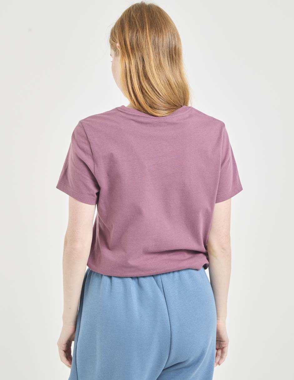 Playera manga corta cuello redondo para mujer 2