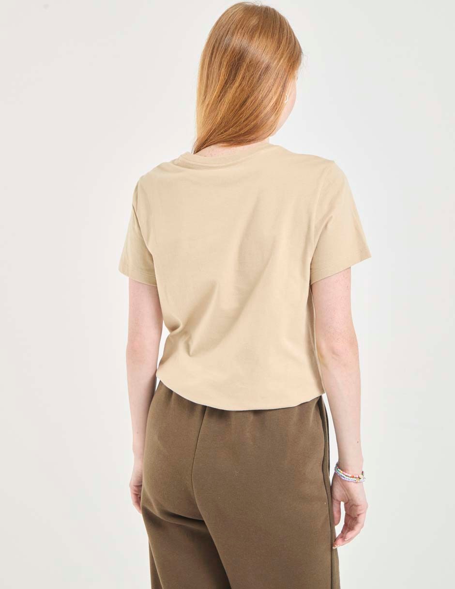 Playera manga corta cuello redondo para mujer 2