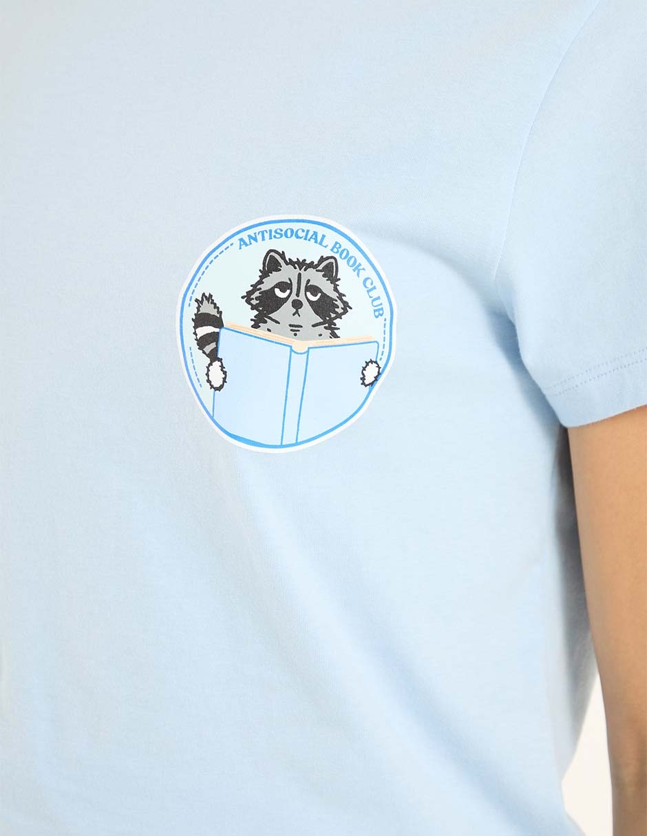 Playera manga corta cuello redondo para mujer 4