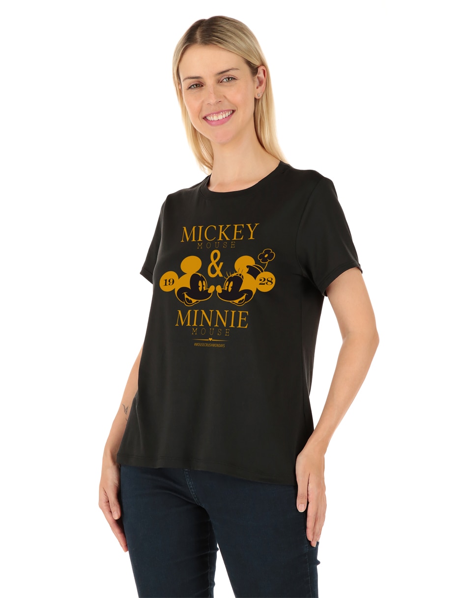 Camisetas Estampadas Camisas De Mickey Mouse Para Mujer Disney