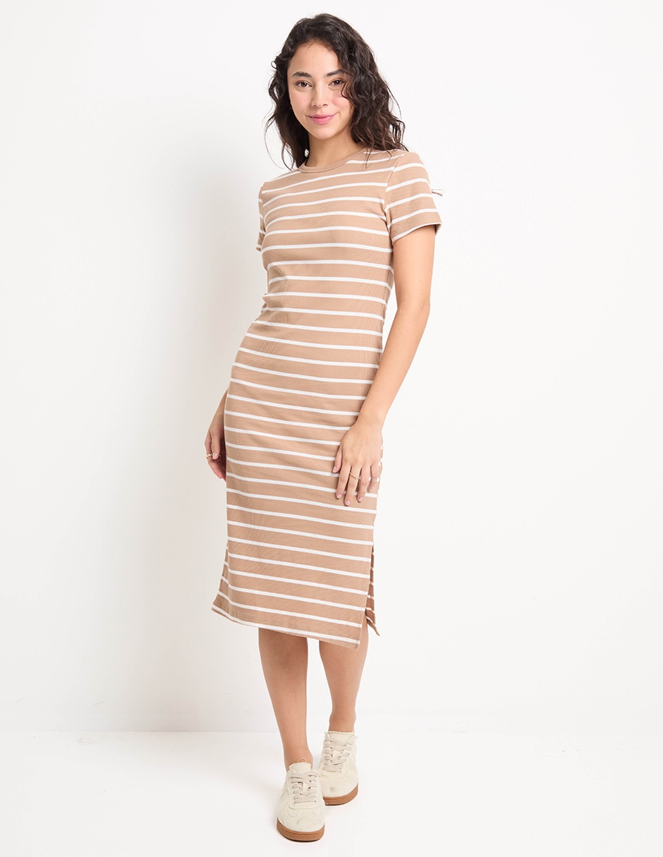 Vestido midi casual para mujer Vestido midi casual para mujer