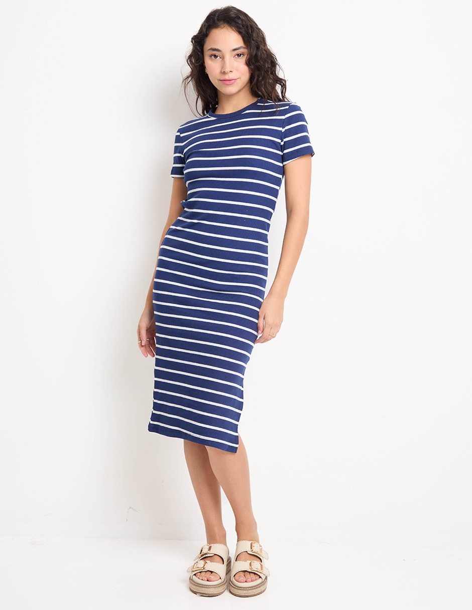 Vestido midi casual para mujer