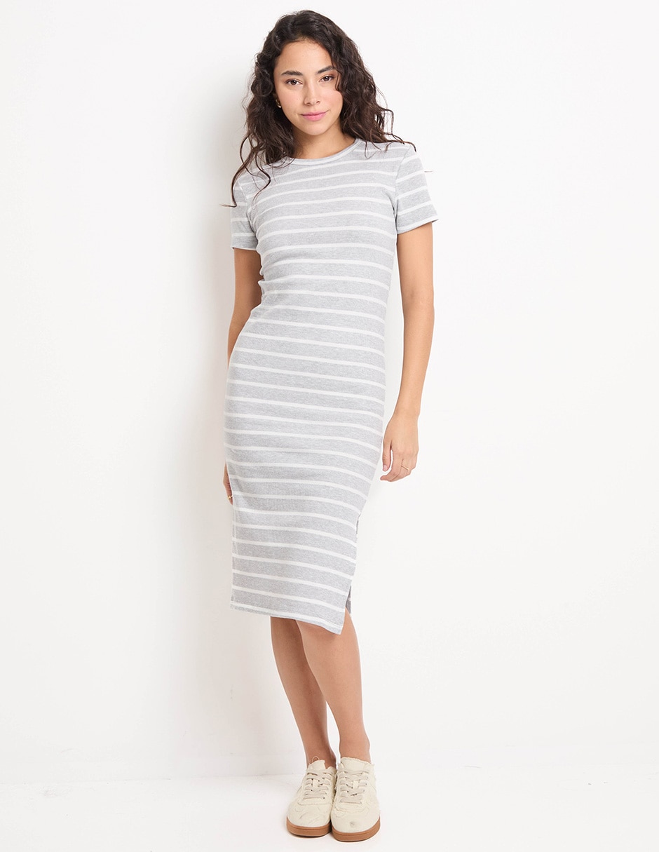 Vestido midi casual para mujer Vestido midi casual para mujer