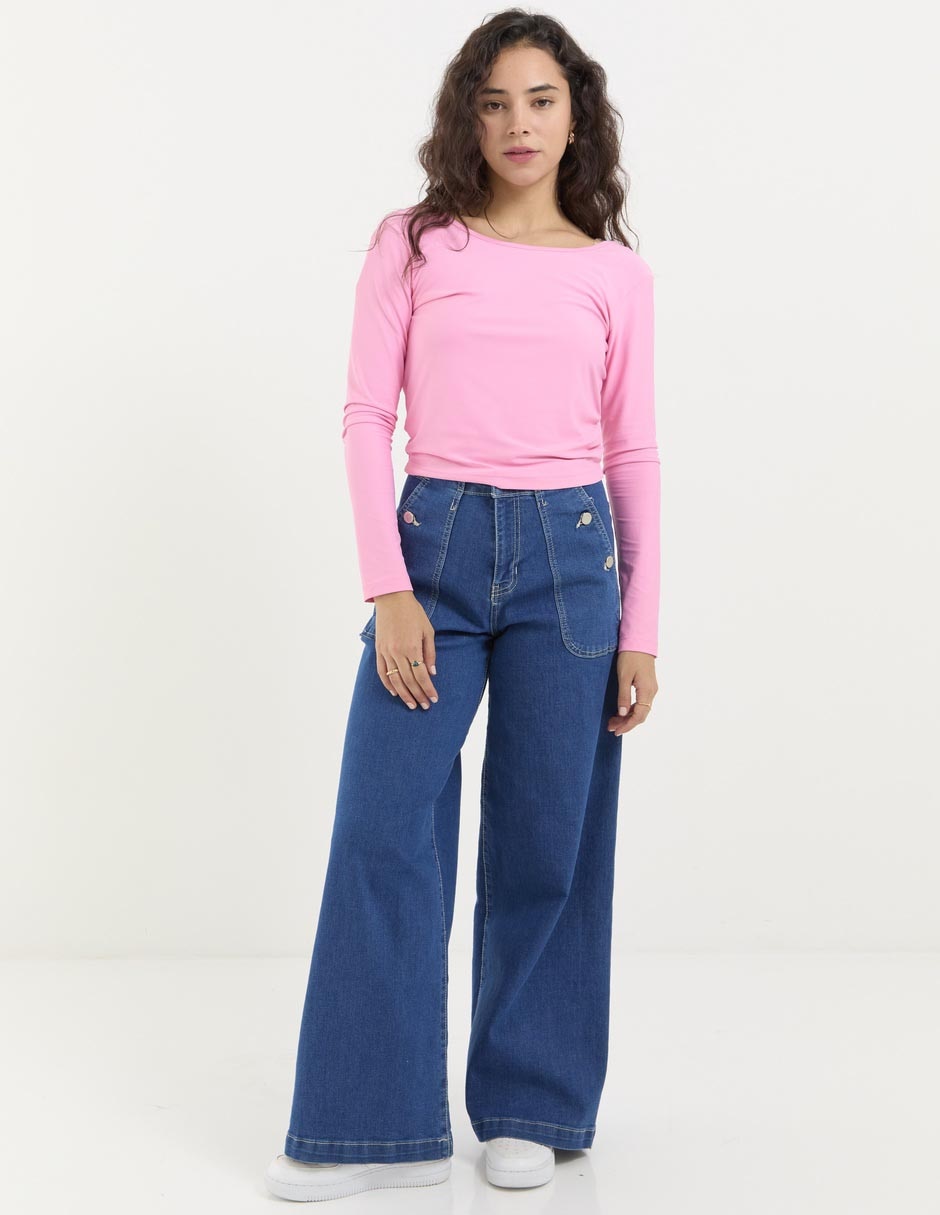 PLAYERA NSM25395-0, G, ROSA NEÓN MEDIO