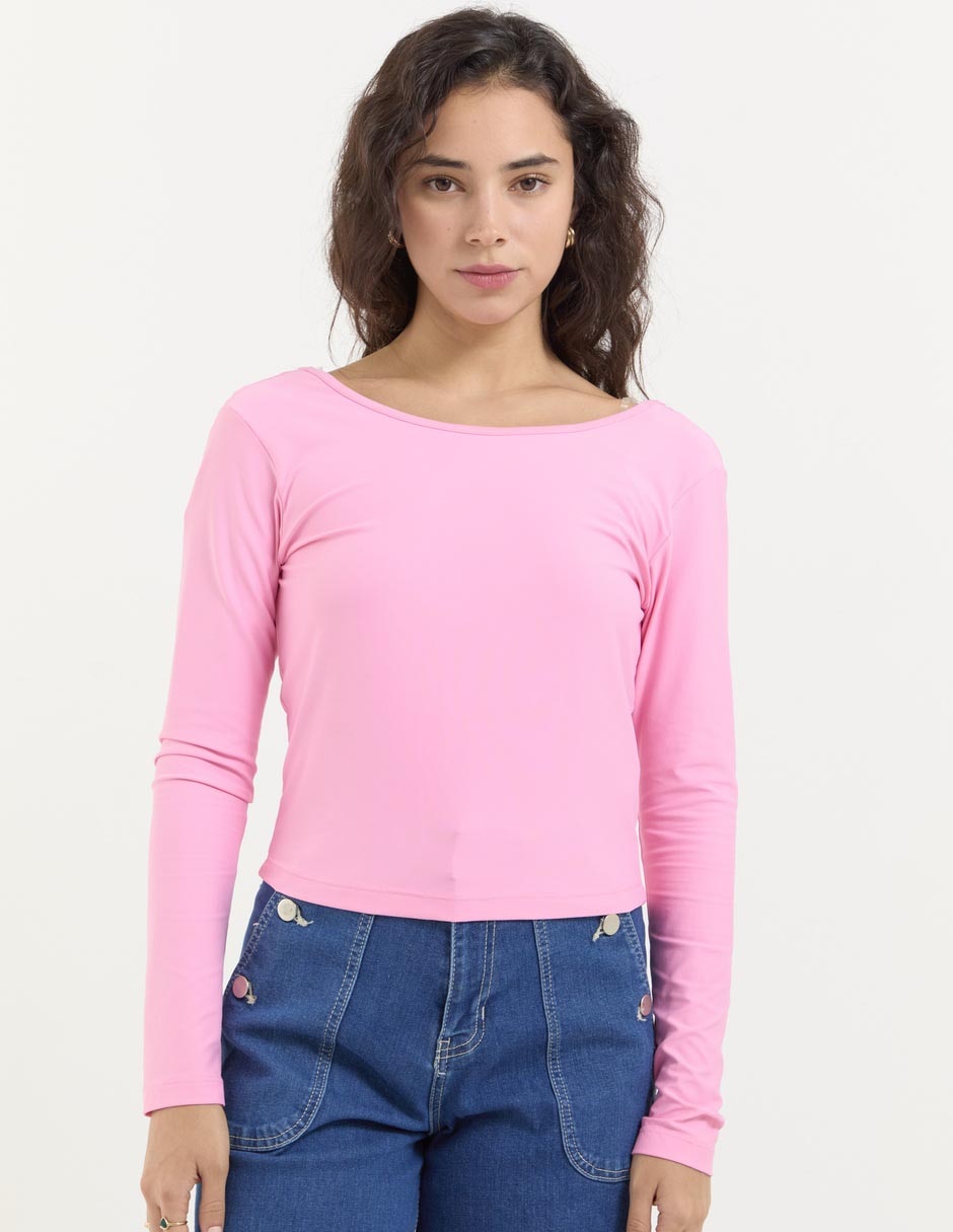 PLAYERA NSM25395-0, G, ROSA NEÓN MEDIO