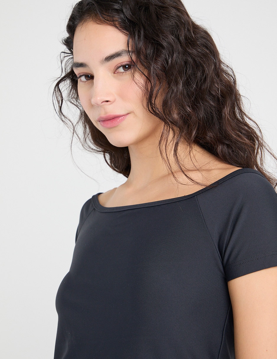 PLAYERA NSM25380-08 NON STO, EG, NEGRO