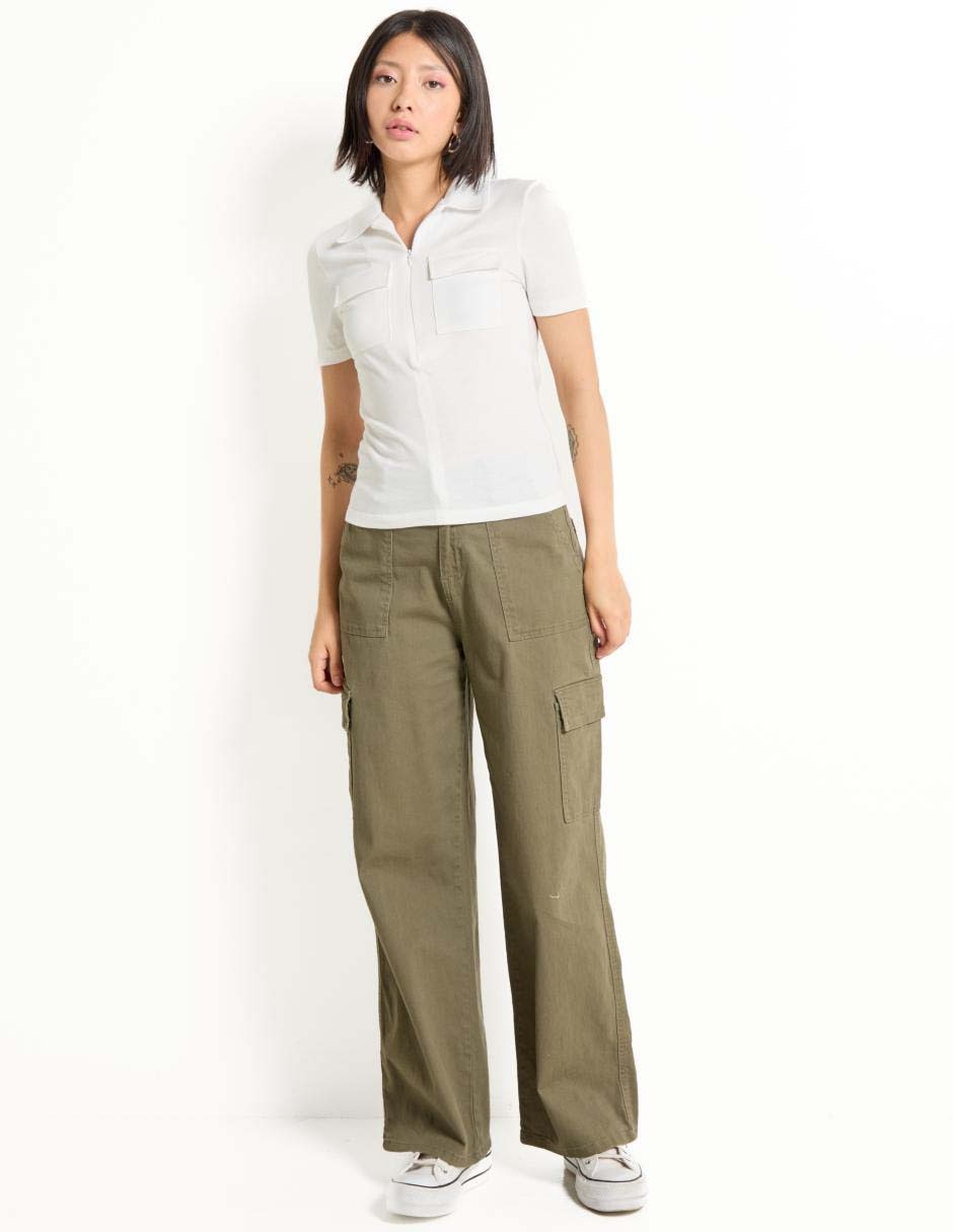 Blusa manga corta para mujer 3