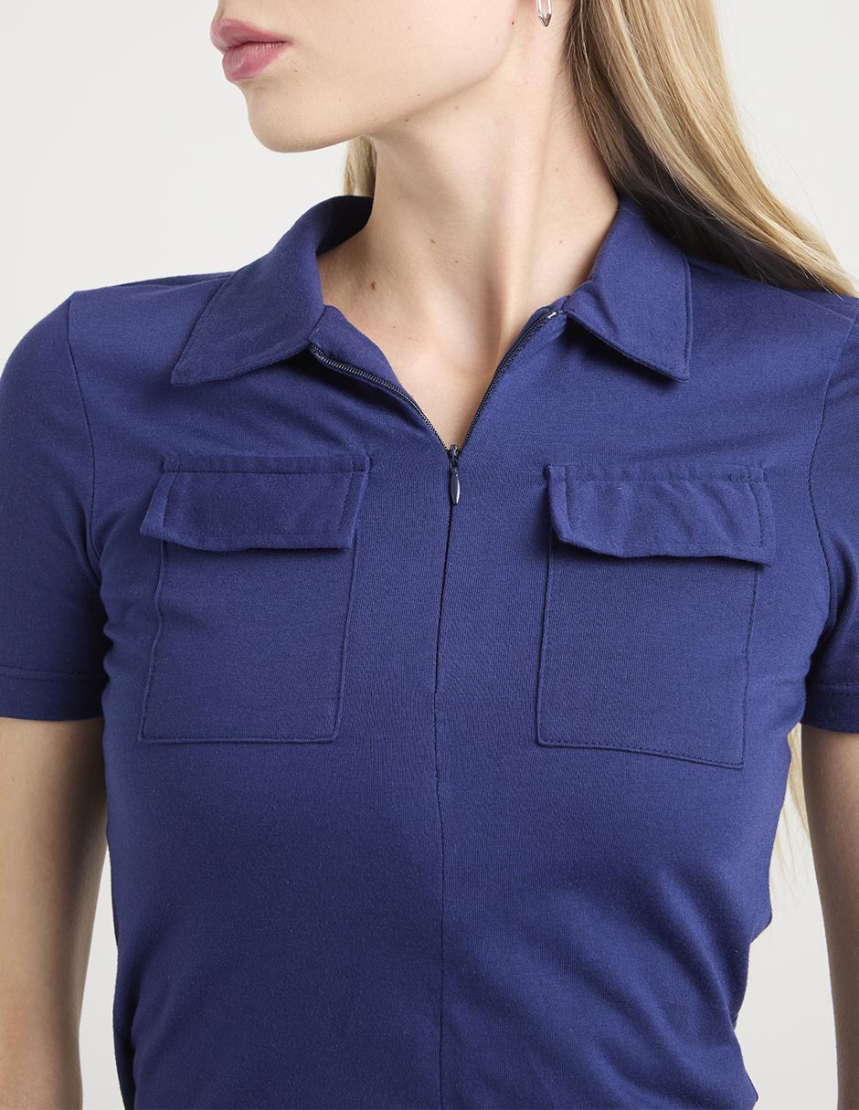 BLUSA NSM25358-07 NON STOP L, EG, NAVY