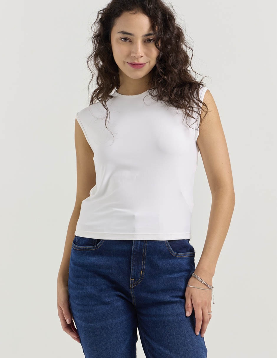 Blusa manga corta para mujer 5