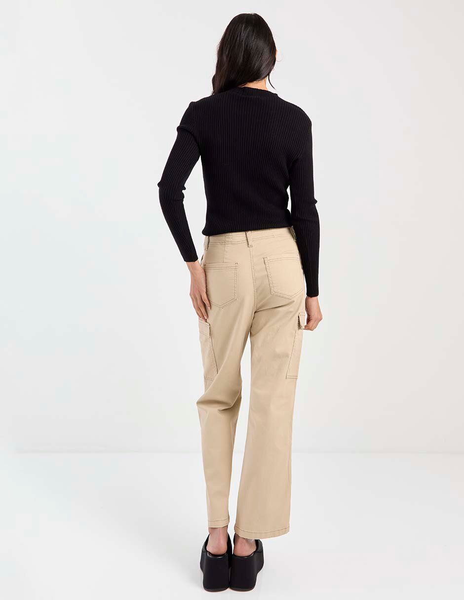 PANTALON CARGO NON ST, 13, KHAKI CLARO