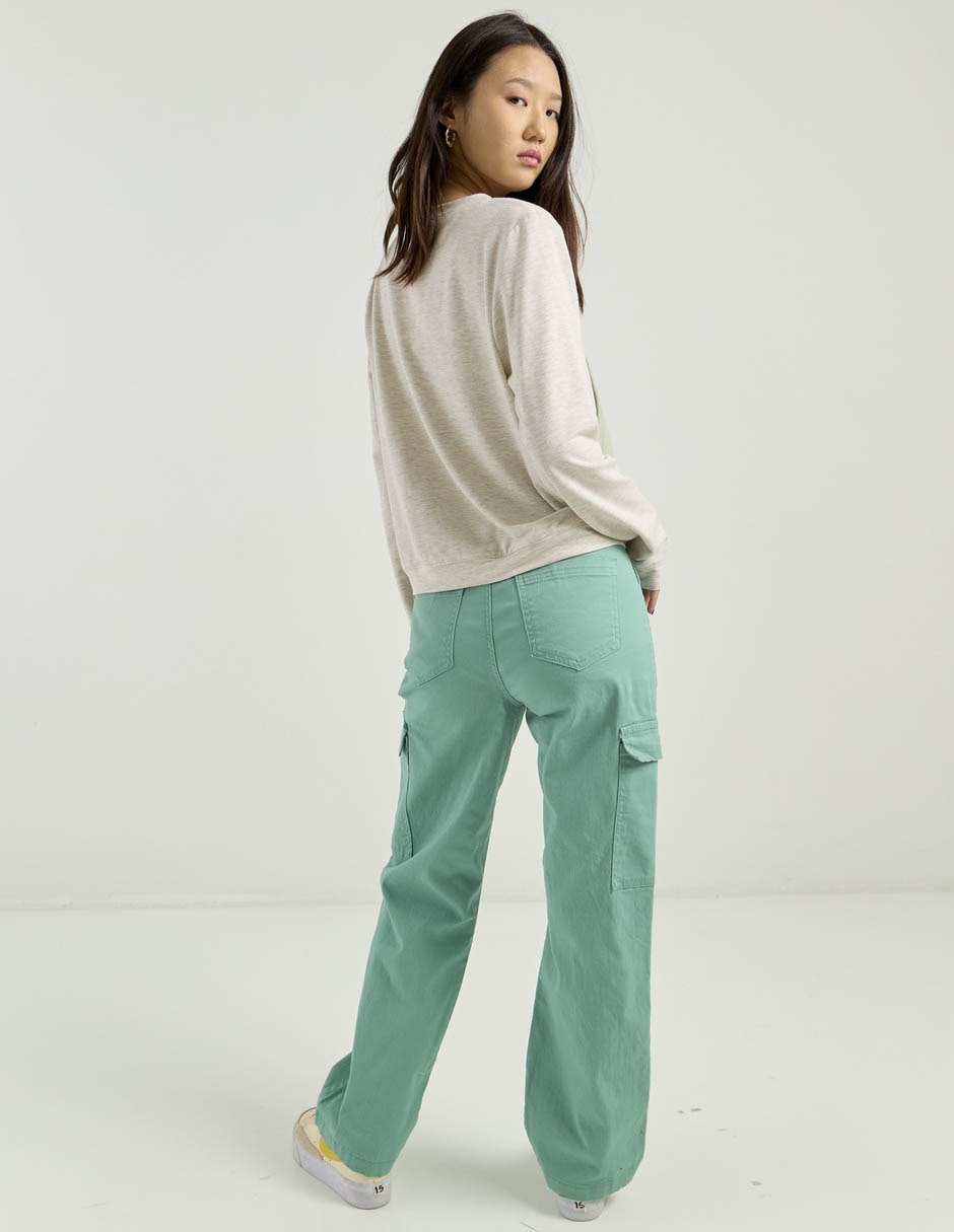 Pantalón cargo straight para mujer 2