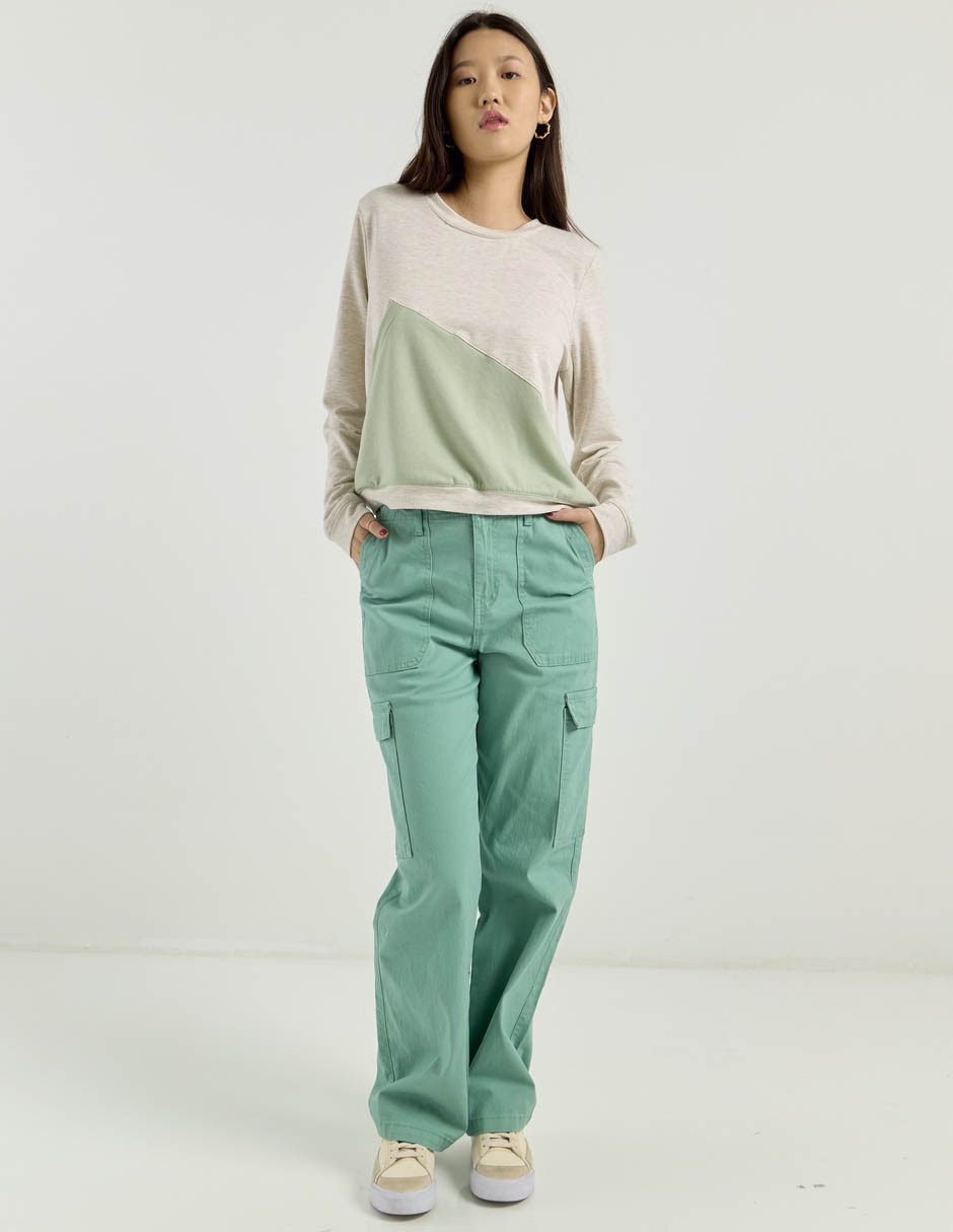 Pantalón cargo straight para mujer 3