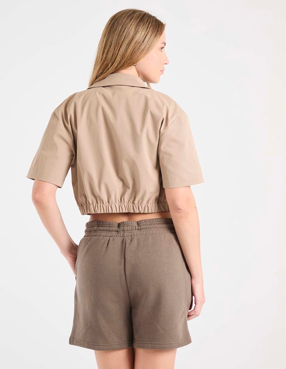 BLUSA NSM25377-08 NON, G, KHAKI CLARO