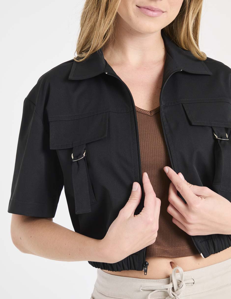Blusa manga al codo para mujer 4